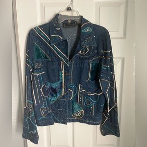 Women’s vintage Jean jacket-large